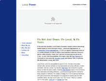 Tablet Screenshot of localpower.com