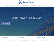 Tablet Screenshot of localpower.net.au
